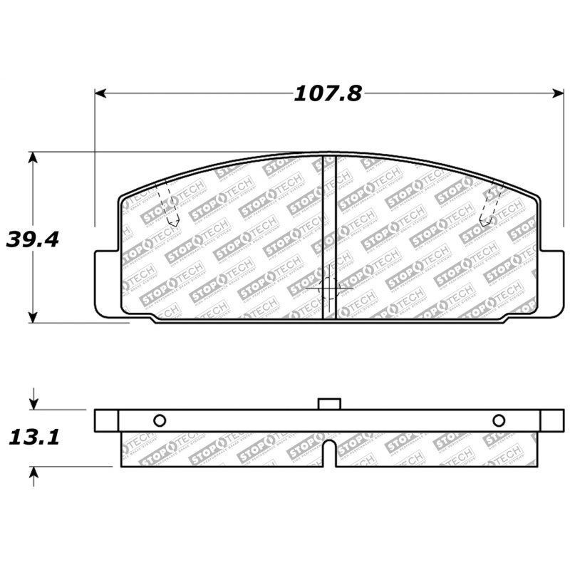 StopTech Street Select Brake Pads - Front/Rear