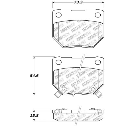 StopTech Street Select Brake Pads - Front/Rear