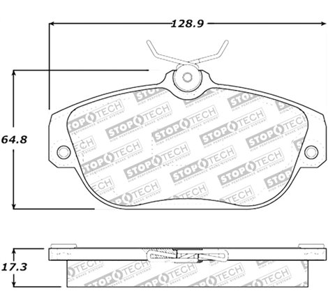 StopTech Street Select Brake Pads - Front/Rear