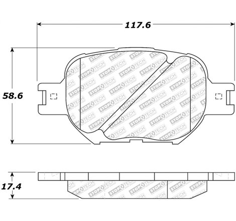 StopTech Street Select Brake Pads - Front/Rear