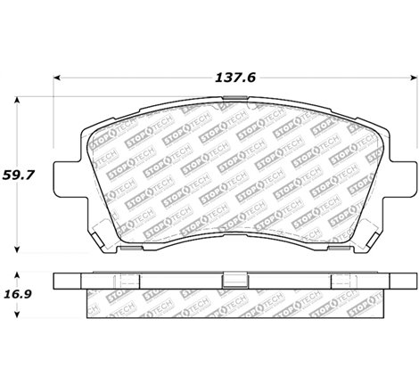 StopTech Street Select Brake Pads - Front/Rear