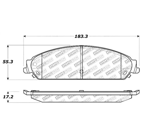 StopTech Street Select Brake Pads - Front/Rear