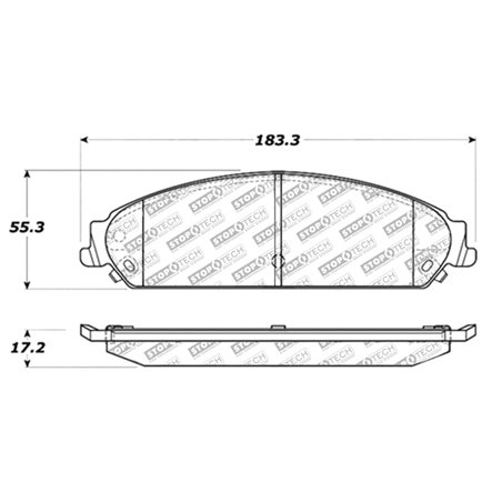 StopTech Street Select Brake Pads - Front/Rear