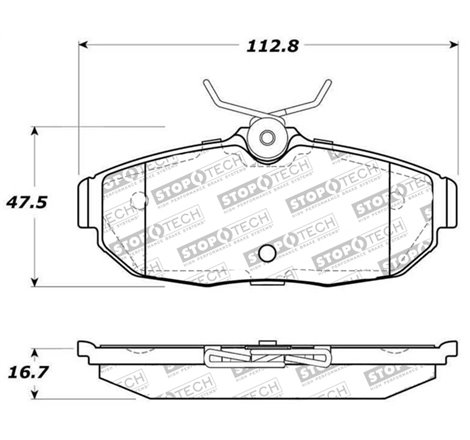 StopTech Street Select Brake Pads - Front/Rear