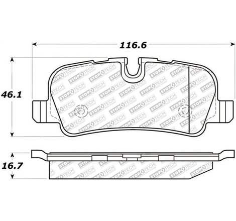 StopTech Street Select Brake Pads - Front/Rear