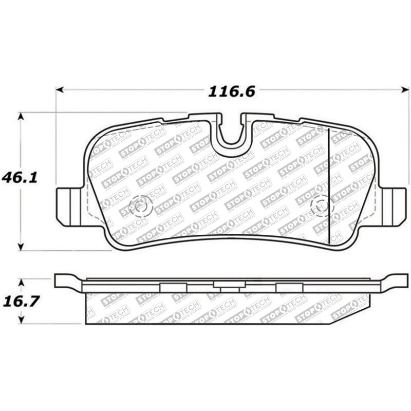 StopTech Street Select Brake Pads - Front/Rear