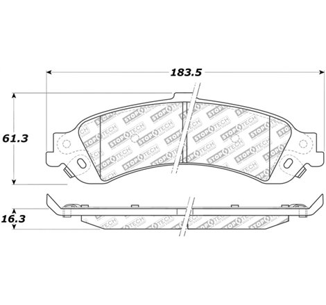 StopTech Street Select Brake Pads - Front/Rear