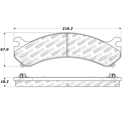 StopTech Street Select Brake Pads - Front/Rear