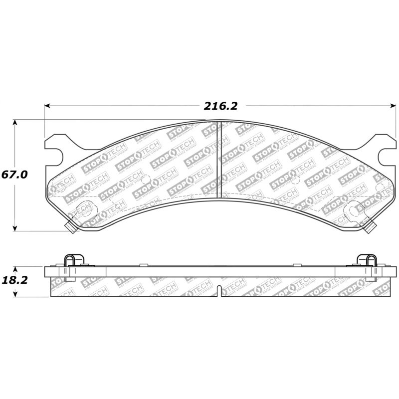 StopTech Street Select Brake Pads - Front/Rear