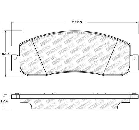 StopTech Street Select Brake Pads - Front/Rear