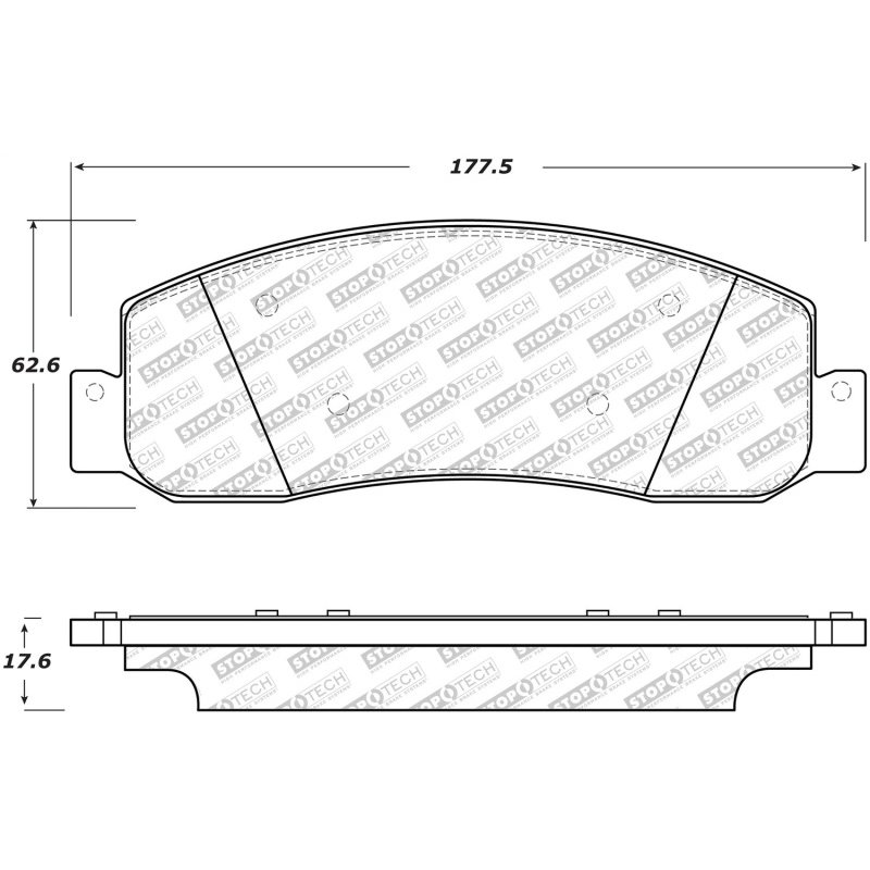 StopTech Street Select Brake Pads - Front/Rear