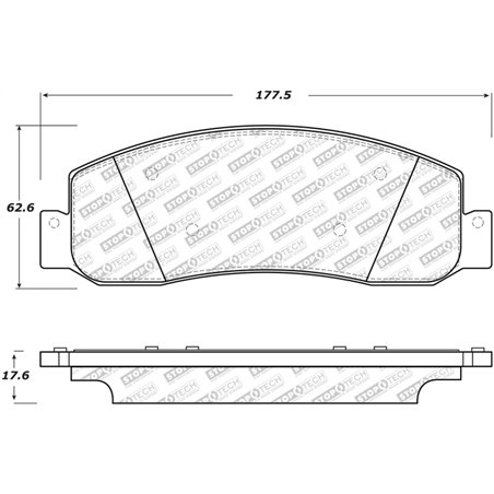 StopTech Street Select Brake Pads - Front/Rear