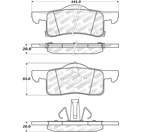 StopTech Street Select Brake Pads - Front/Rear