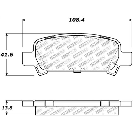 StopTech Street Select Brake Pads - Front/Rear