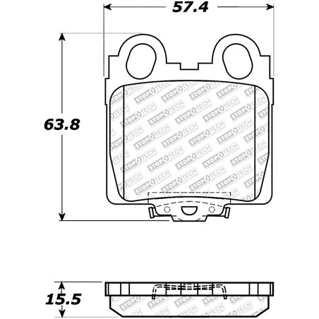 StopTech Street Select Brake Pads - Front/Rear