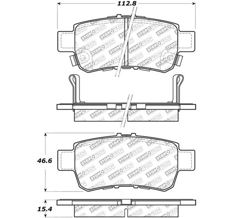 StopTech Street Select Brake Pads - Front/Rear