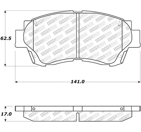 StopTech Street Select Brake Pads - Rear