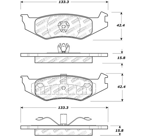 StopTech Street Select Brake Pads - Rear