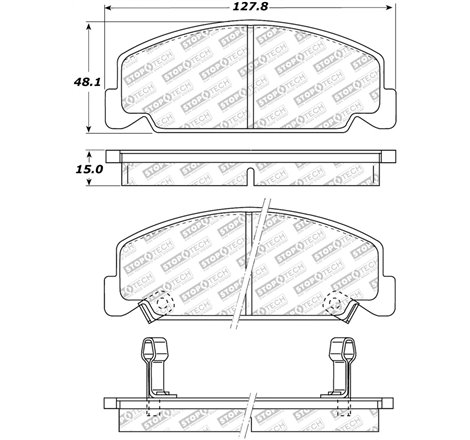 StopTech Street Select Brake Pads - Rear