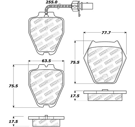 StopTech Street Select Brake Pads - Rear