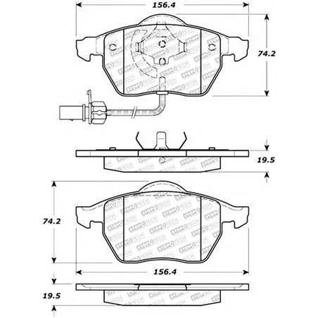 StopTech Street Select Brake Pads - Rear