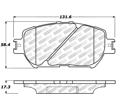 StopTech Street Select Brake Pads - Rear