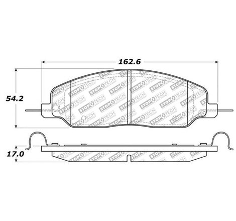 StopTech Street Select Brake Pads - Rear