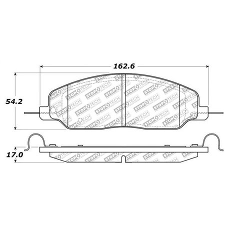 StopTech Street Select Brake Pads - Rear