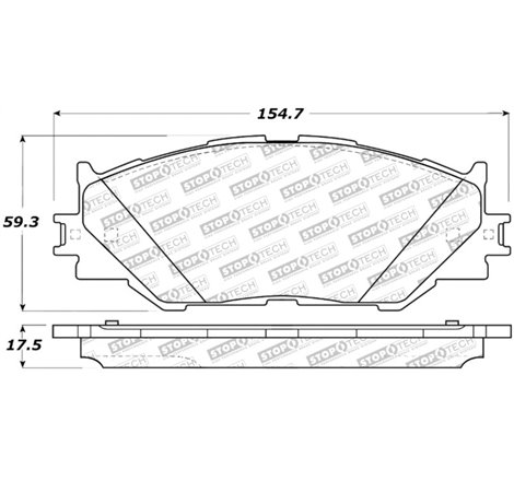 StopTech Street Select Brake Pads - Rear