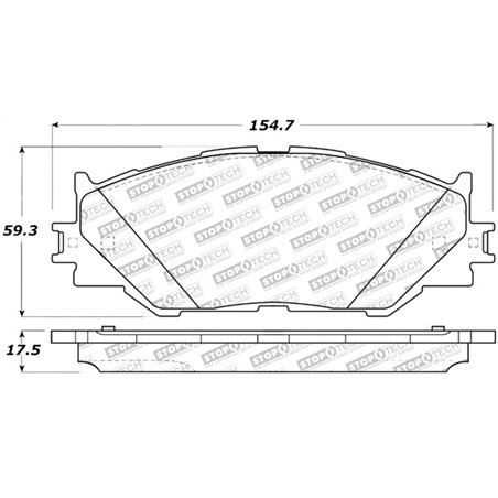 StopTech Street Select Brake Pads - Rear