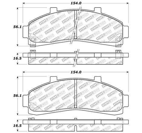 StopTech Street Select Brake Pads - Rear