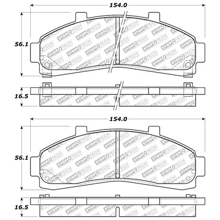 StopTech Street Select Brake Pads - Rear