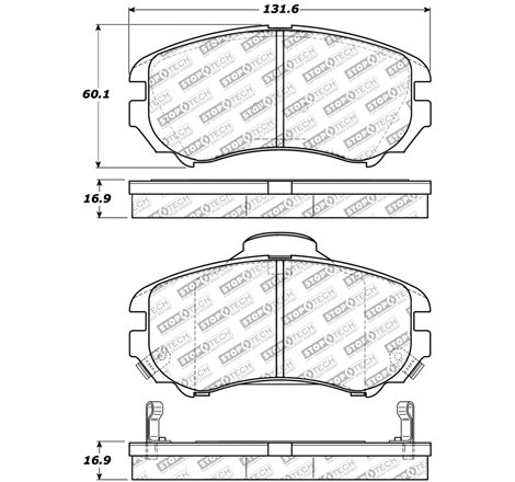 StopTech Street Select Brake Pads - Front