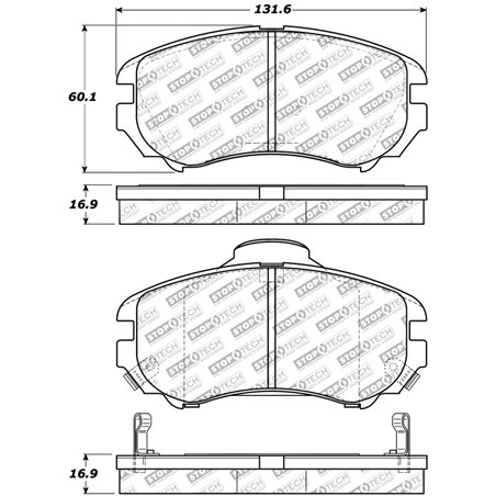 StopTech Street Select Brake Pads - Front