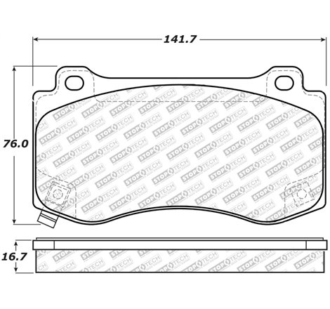 StopTech Street Select Brake Pads - Rear