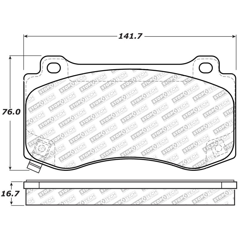 StopTech Street Select Brake Pads - Rear