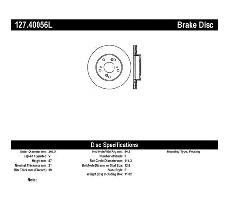 StopTech 02-06 Acura RSX Slotted & Drilled Left Front Rotor