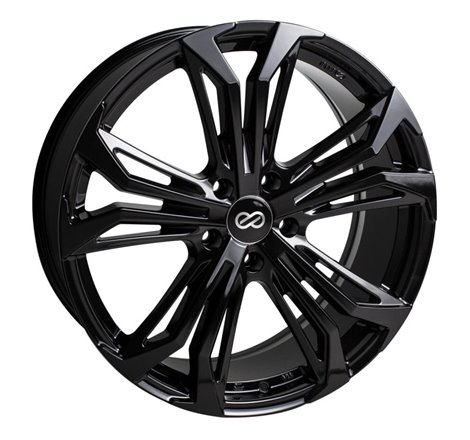 Enkei Vortex 5 Wheel 18x8 38mm Offset 5x114.3 72.6mm Bore Black Paint Wheel