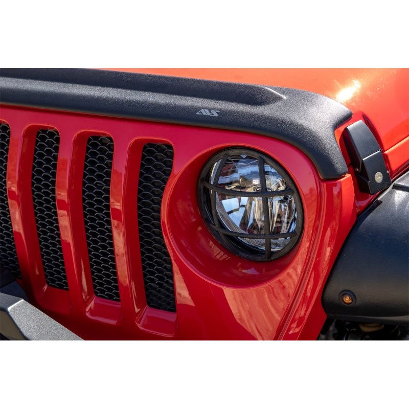 AVS 2018+ Jeep Wrangler (JL) 2dr/4dr Aeroskin Low Profile Acrylic Hood Shield - Smoke