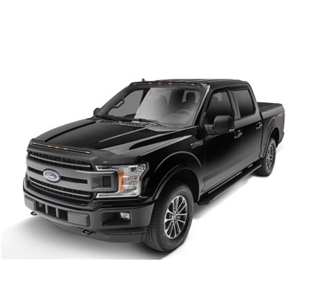 AVS 15-18 Ford F-150 / 17-18 Ford F-250 Extended Cab Ventvisor Low Profile Deflectors 4pc - Smoke