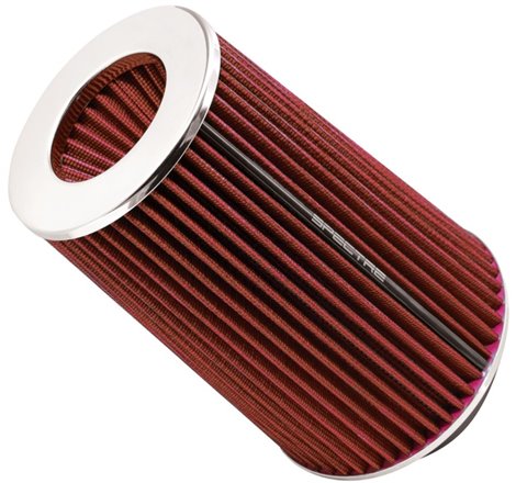 Spectre Adjustable Conical Air Filter 9-1/2in. Tall (Fits 3in. / 3-1/2in. / 4in. Tubes) - Red