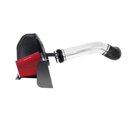 Spectre 07-08 GM Truck V8-4.8/5.3/6.0L F/I Air Intake Kit - Clear Anodized w/Red Filter