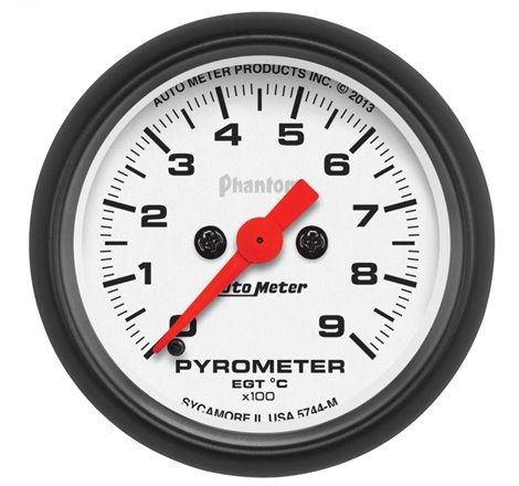 Autometer Phantom FSE 52mm 0-900 Deg C Electronic Guage Kit