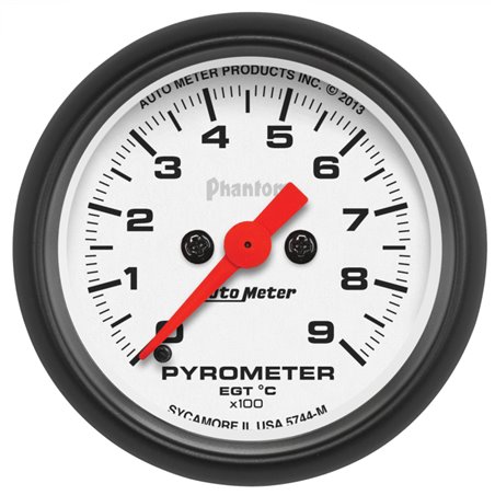 Autometer Phantom FSE 52mm 0-900 Deg C Electronic Guage Kit