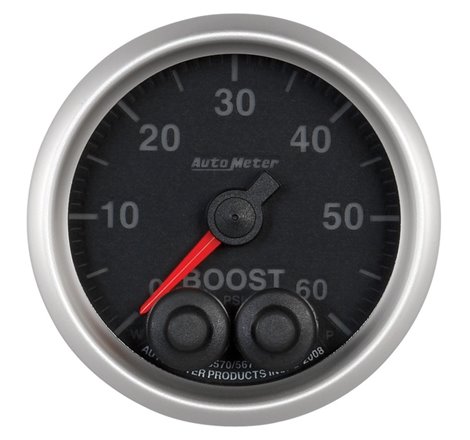 Autometer Elite 52mm 0-60 PSI Boost Peak & Warn w/ Electronic Control Gauge