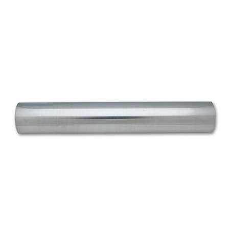 Vibrant .75in O.D. Universal Aluminum Tubing (18in Long Straight Pipe) - Polished