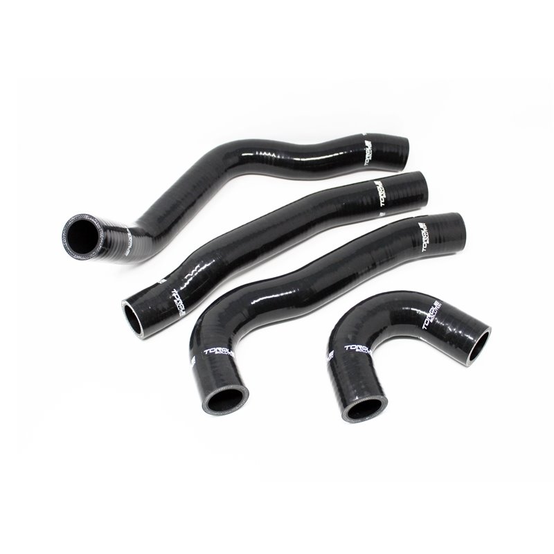 Torque Solution 08-15 Mitsubishi Evolution X Silicone Radiator Hose Kit - Black