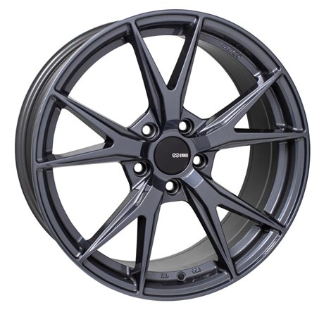 Enkei Phoenix 18x8 35mm Offset 5x114.3 72.6mm Bore Blue Gunmetal Wheel