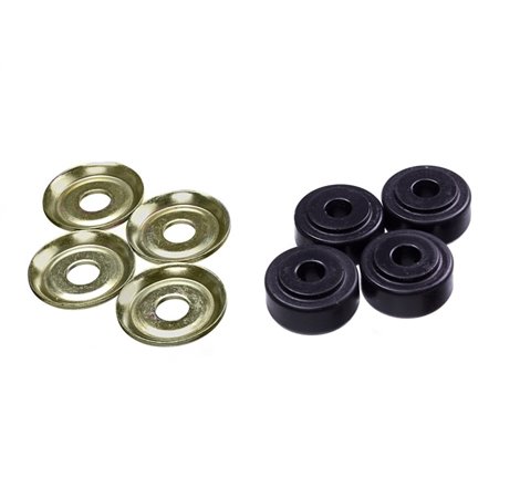 Energy Suspension Black Shock Tower Bushing Set 7/8in Nipple 3/8in ID 1-1/4in OD