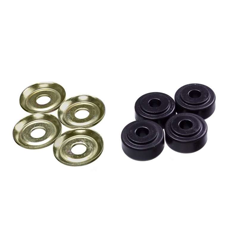 Energy Suspension Black Shock Tower Bushing Set 7/8in Nipple 3/8in ID 1-1/4in OD